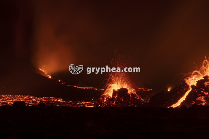 Volcan actif - Eruption volcanique 4 (Islande 2021) - gryphea.com